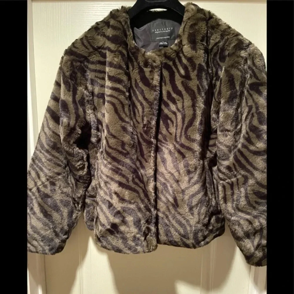Sanctuary Safari Faux Fur Jacket